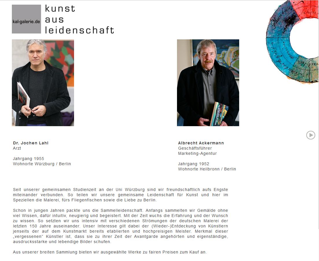 Kunst aus Leidenschaft Online Galerie